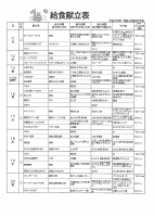 １月の献立表.pdfの1ページ目のサムネイル